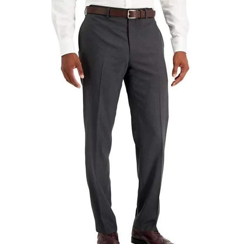 NWOT New Marc New York Dress Pants Men's 33x32 Gray Casselman Flat Front